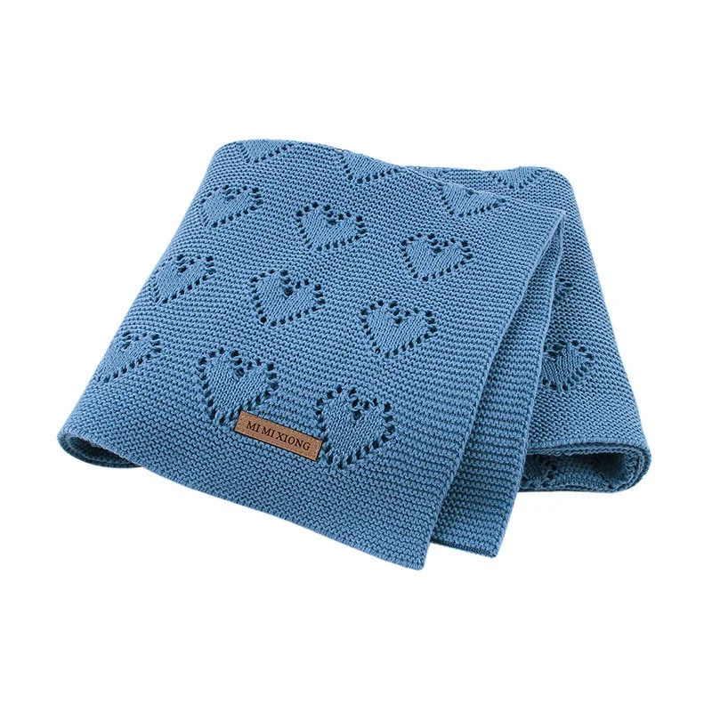 MOTOHOOD Baby Blankets Knitted Newborn Swaddle Wrap Soft Toddler Sofa Crib Bedding Quilt Winter Autumn Baby Stroller Blanket