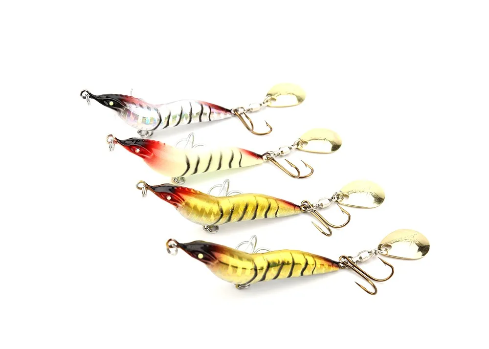 Kingdom Simulation Shrimp Fishing Lure 8.5g 14g 21g 28g Metal Fishing Spinner Bait Hard Lures China Model 4002 (9)