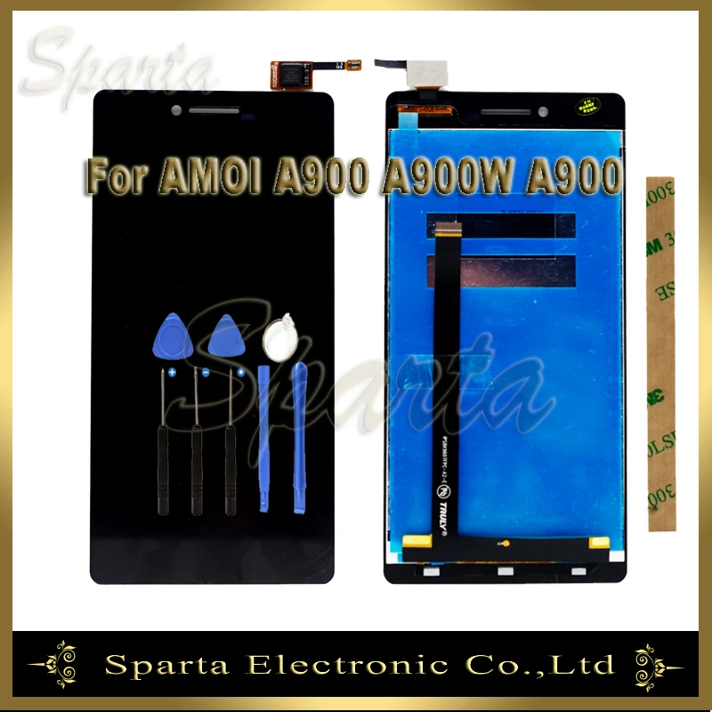 

Mobile Phone LCD Complete For AMOI A900W A900T A900 LCD Touch Screen Digitizer Assembly Screen Display