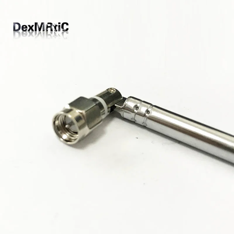 Replacement 132mm 6 Sections Telescopic Antenna SMA male for Radio TV DIY Replacement 132mm 6 Sections Telescopic Antenna SMA male for Radio TV DIY