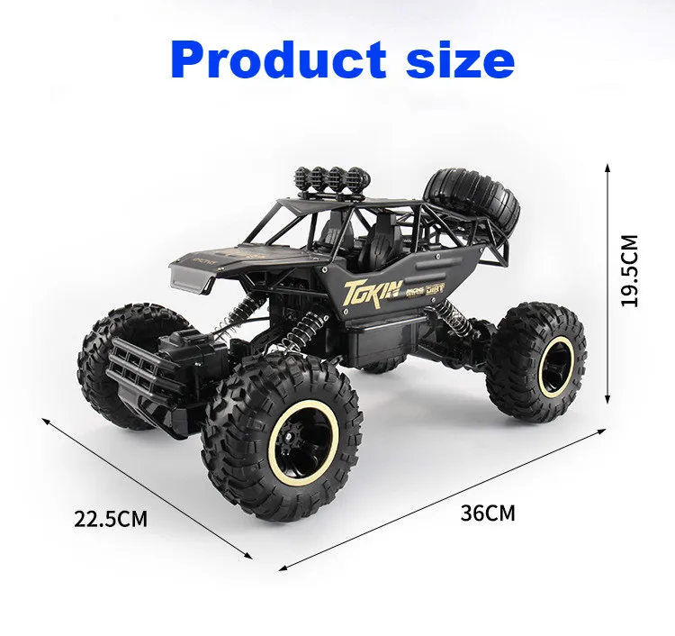 1/12 RC автомобиль 4WD восхождение автомобиля 4x4 забавные двойные двигатели Bigfoot автомобиль дистанционного Управление модель внедорожного автомобиля игрушки для детей