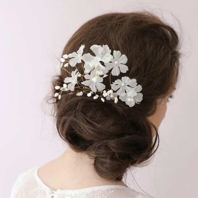 Handmade Pearl the Bride Hair Accessory Fashion Luxury Aesthetic