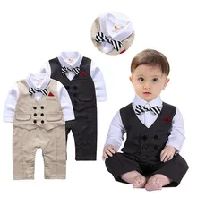MUQGEW/костюм для малышей Свадебный костюм для маленьких мальчиков с галстуком-бабочкой, жилет, футболка, штаны Свадебный костюм комплекты одежды roupa infantil inverno# y2