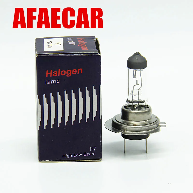 AFAECAR 10PCS car halogen H11 9005 9006 h7 H1 H3 H4 55w 12v halogen bulb super