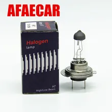 Afaecar 10 шт. галогенная лампа для автомобиля H11 9005 9006 h7 H1 H3 H4 55 Вт, 12-тивольтная галогенная лампа для задних фар лампа супер яркий светодиодный источник света Противотуманные лампы