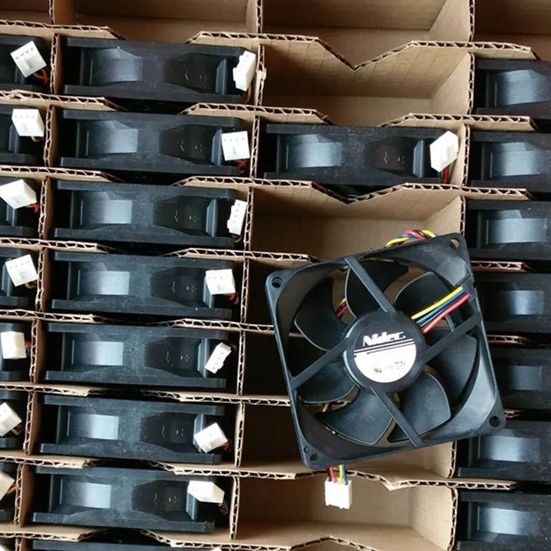 Оригинальный и аутентичный с NIDEC L80T12NS1A7 57 8025 DC12V 0.38A 80*80*25 мм 8 см 4 линии PWM шасси