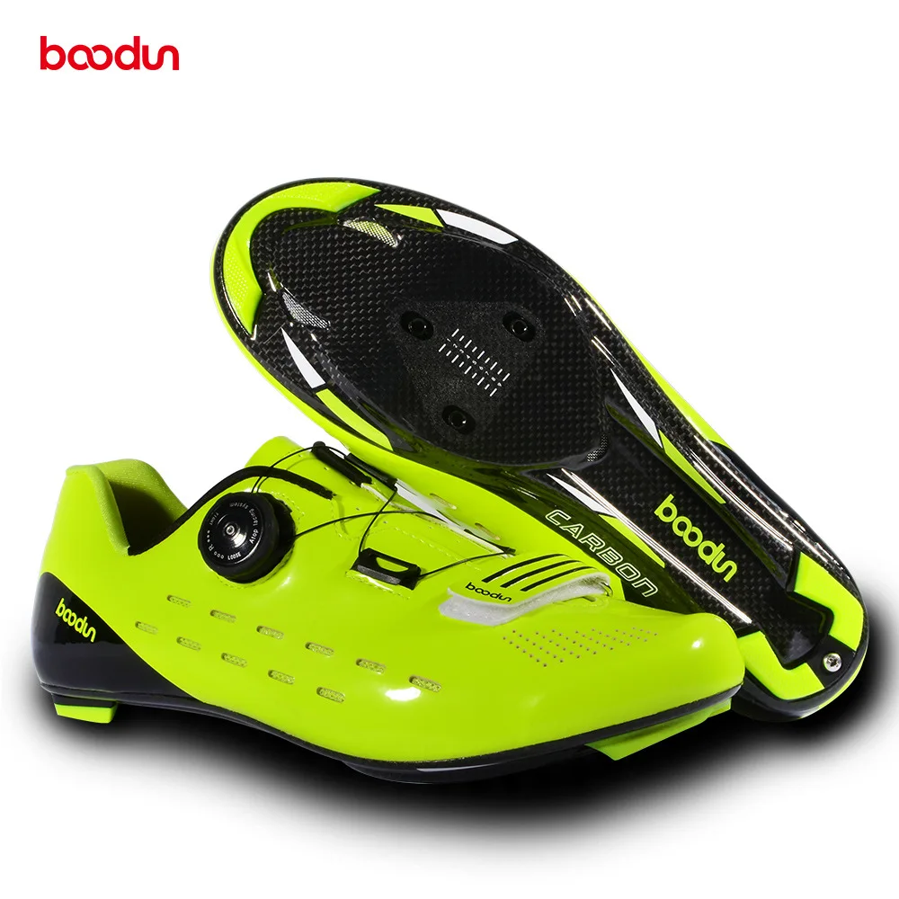 

Boodun E3 Breathable Carbon Fiber BOA Control Auto-lock Cycling Shoes Road Bike Bicycle Shoes Ultralight Athletic Racing Sneaker