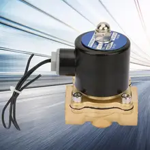 Электромагнитный клапан DC 24 V жидкости контроллер NC Электрический электромагнитный клапан DN20 IP65 2-Way Латунь Электромагнитный клапан