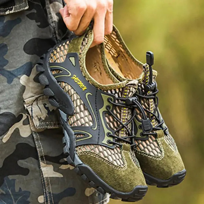 2019 Популярные воздухопроницаемые кроссовки для мужчин водонепроницаемая обувь для прогулок альпинистские походные Нескользящие