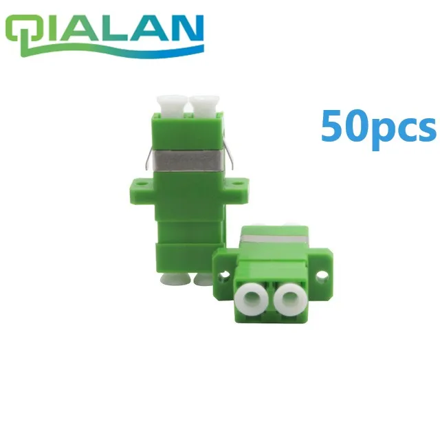 

LC/APC to LC/APC Fiber Optic Adapter Duplex Singlemode Optical Fiber Coupler Plastic Filange Ftth LC Fiber Optic Connector