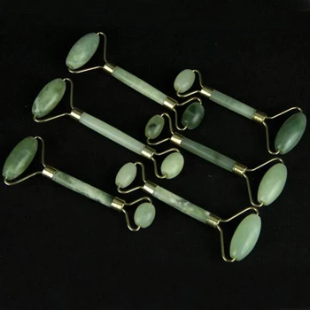 

Natural jade wheel face facial eye massager ball massage jade beauty face-lift roller massager for sale