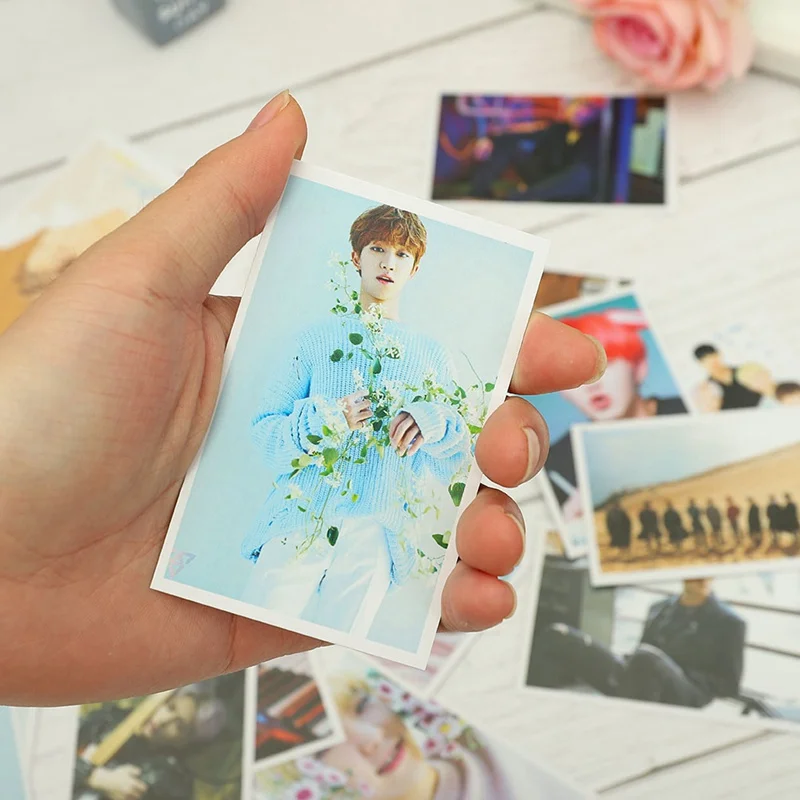 30PCS/SET New Arrival K-POP SEVENTEEN Ablum LOVE&LETTER LOMO Cards New Fashion Self Made Paper Photo Cards