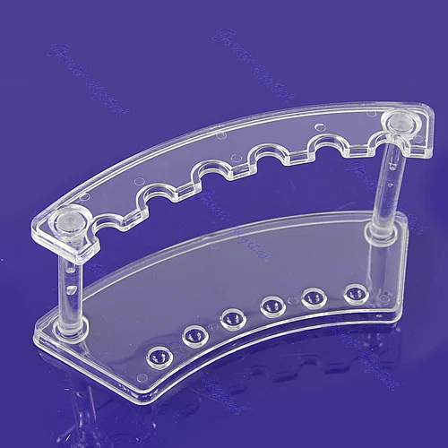 J34 "6 слот пластиковая ручка декоративная подставка Подставка держатель