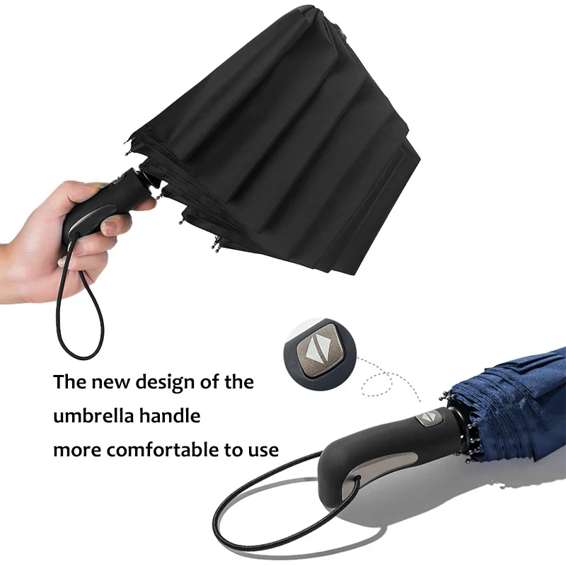 TOPX большой Модный ветрозащитный мужской Мягкий Складной Компактный Полностью автоматический дождевик высокого качества эпонж зонтик для женщин