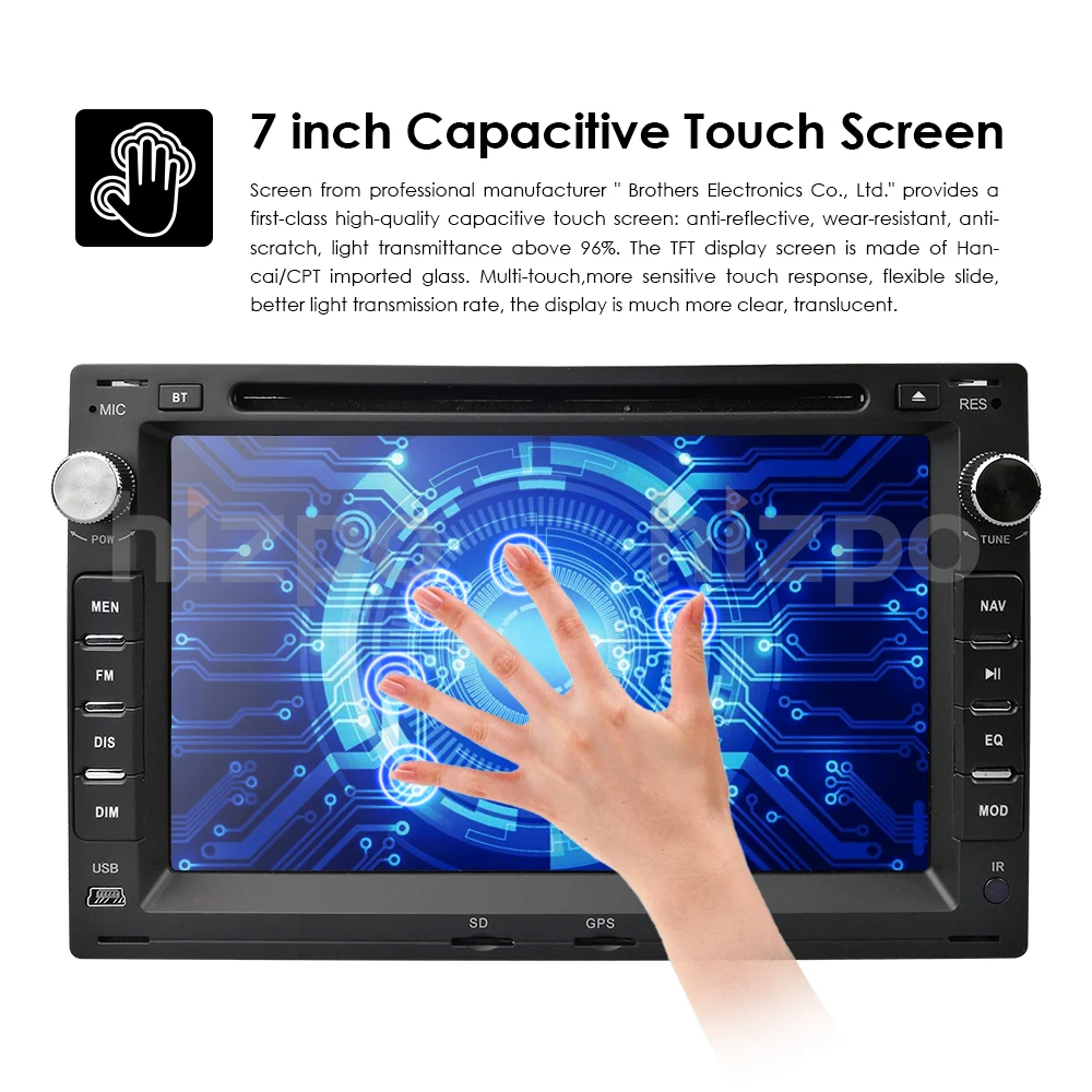 Clearance 7" Car DVD Player for VW Golf 4 T4 LUPO POLO Passat B5 Sharan with RDS BT GPS Bluetooth Radio Canbus SD USB Free Camera Map card 11