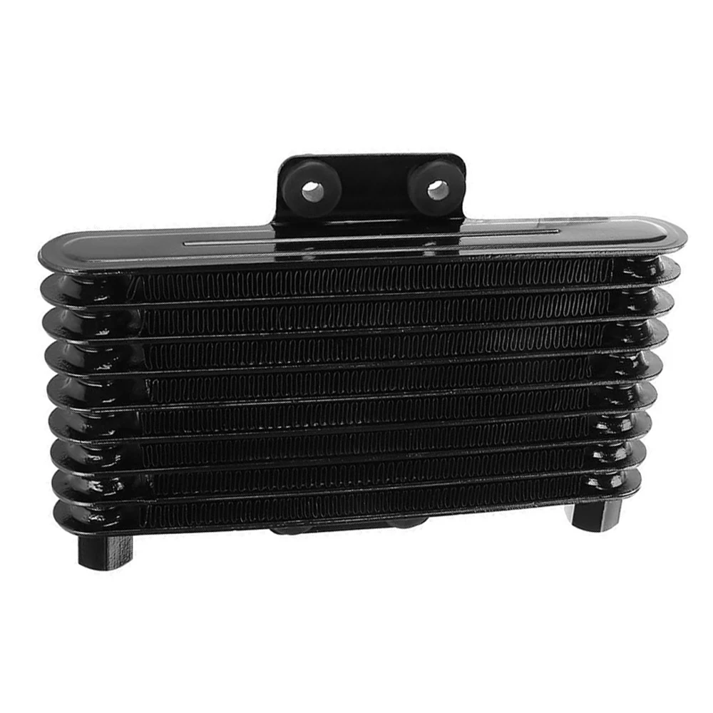 

Engine Motorcycle Oil Cooler Radiator SYSTEM Aluminum Black 125ml Replacement