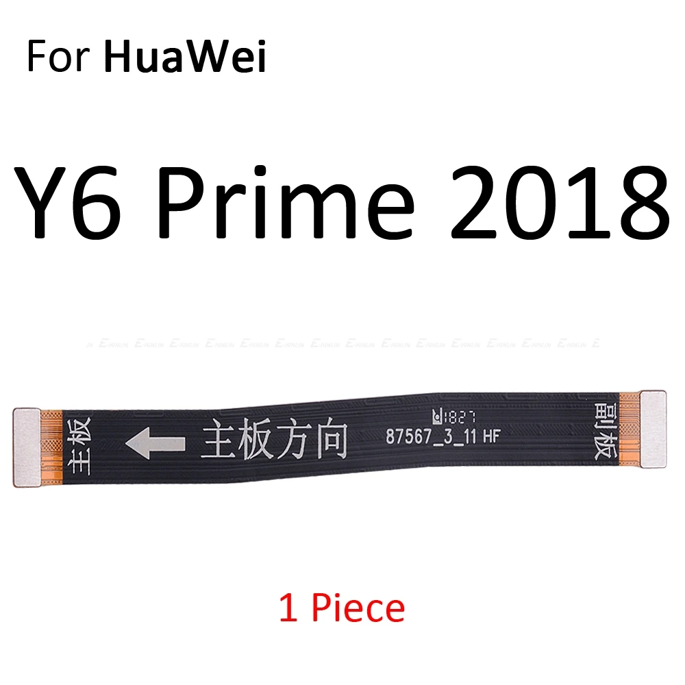 Материнская плата, материнская плата, ЖК-разъем, гибкий кабель для HuaWei Y9 Y7 Y6 Prime Pro Y5 GR5 - Цвет: For Y6 Prime 2018
