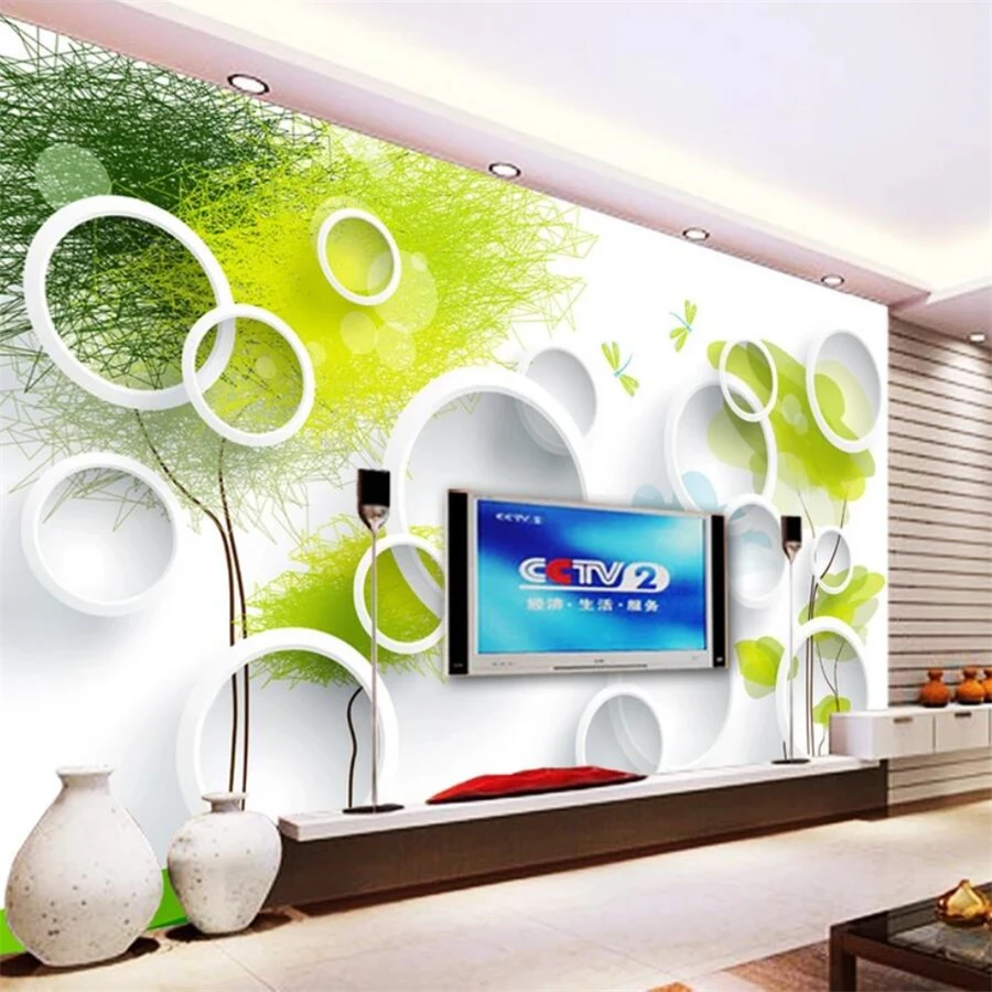 Télécharger gratuitement Images Wellyu Papier Peint Personnalise 3d Fresque Murale Abstrait Arbre dernière salutations