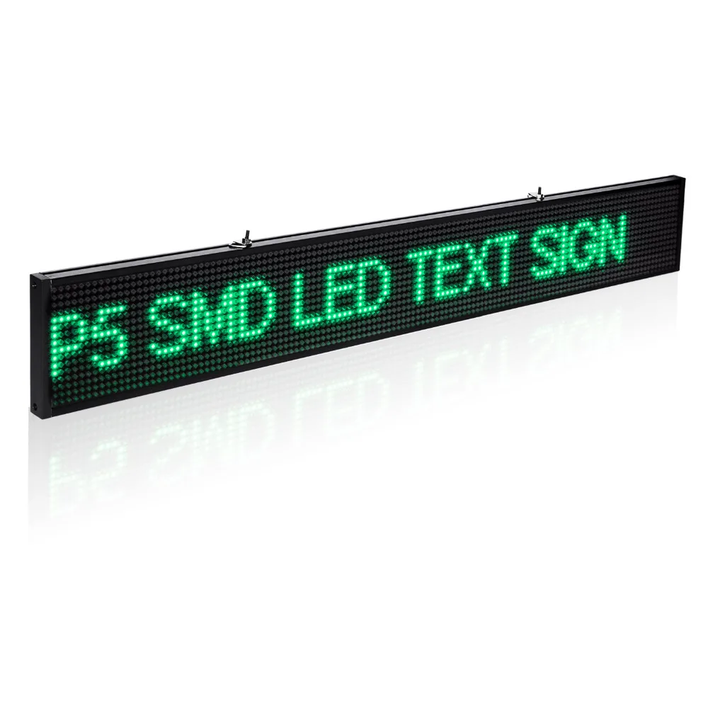 66CM P5mm LED Message Sign Android Phone WIFI Programmable Scrolling Messagefor Business Open Home Salon Coffee Display panel | Лампы и