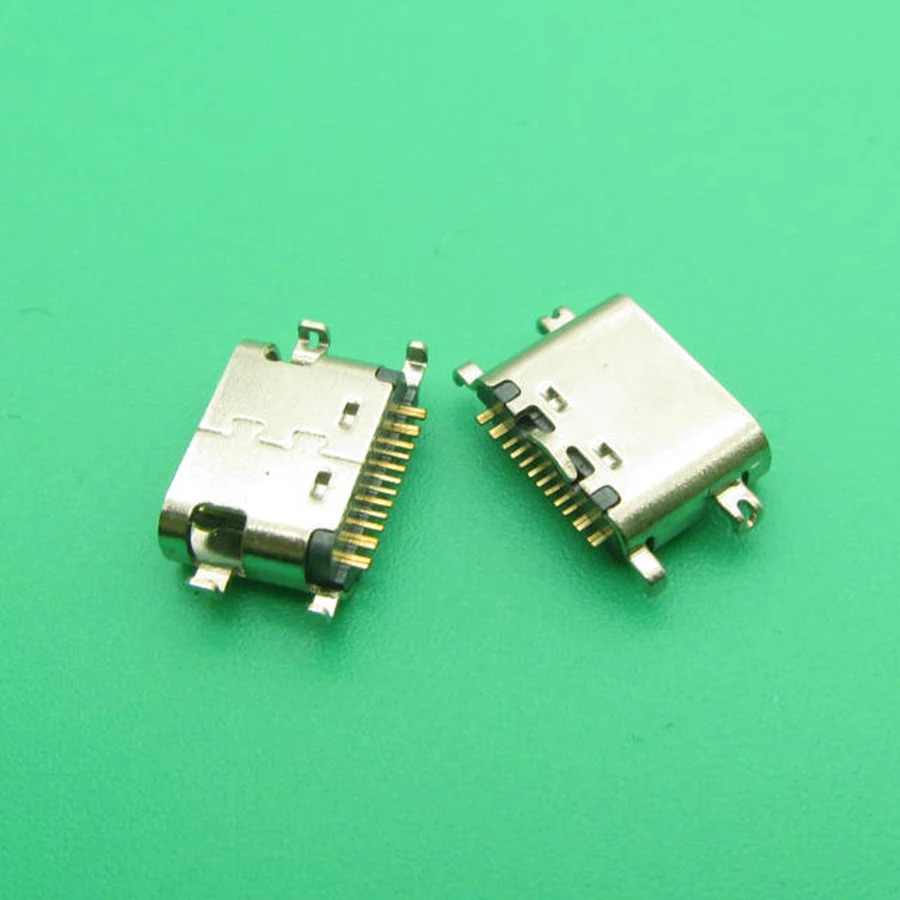 

50pcs High speed data micro 3.1 usb DIY 16pin USB type-C for OUKITEL K10 mother Socket Connector SMT type charging interface