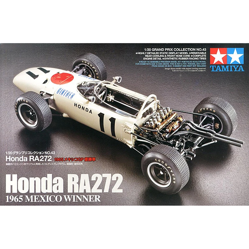 

1/20 TAMIYA 20043 Honda RA272 (1965 MEXICO WINNER) model hobby