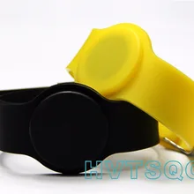 100 шт./лот 125 кГц ID EM4100 RFID Силиконовый Смарт Браслет электронные браслеты на запястье для доступа Управление/Фитнес