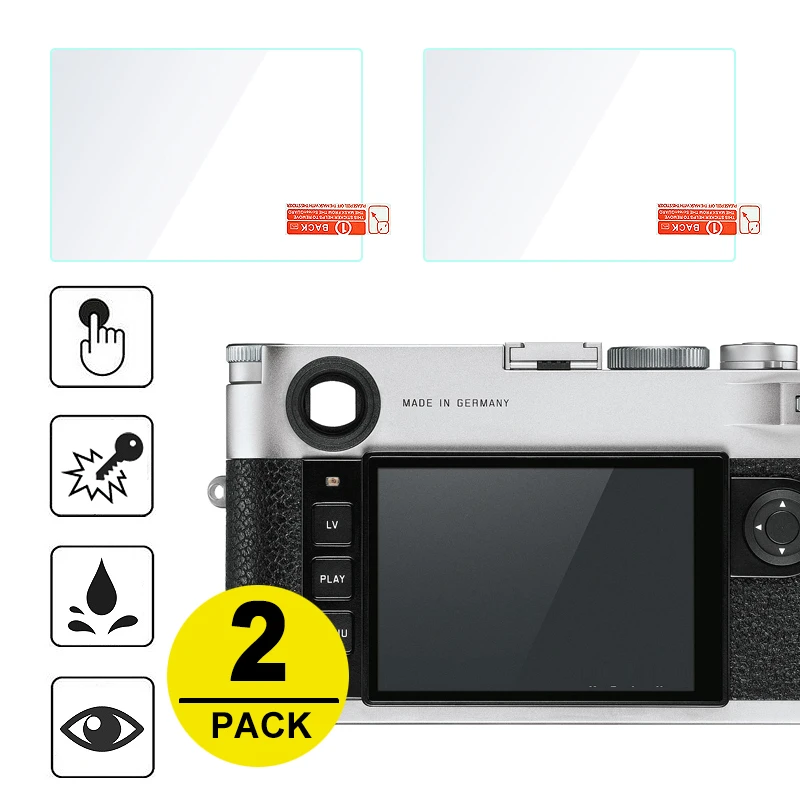 2x Tempered Glass Screen Protector For Leica Q2 Q Sl Cl S C M M P M10 M10 P M E M9 M9 P M8 X Vario D Lux 7 D Lux6 5 3