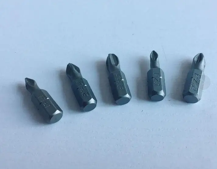 5pcs 25mm Magnetic Hex Shank anti-skid Cross Head Screwdriver batch nozzle head PH1 PH2 PH3 PZ1 PZ2 PZ3 | Инструменты