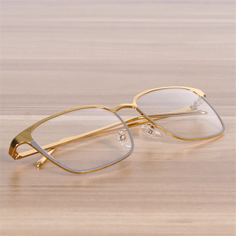 Excellent Original Design Women Men Metal Glasses Frame Clear Fashion