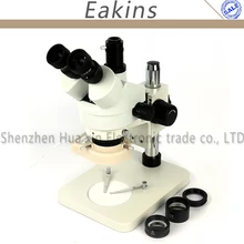 Simul Focal 3.5X 7X 45X 90X Тринокулярный Стерео микроскоп вертикальный зум+ 0.5X/1X/2X вспомогательный объективный объектив+ 56 светодиодный кольцевой светильник