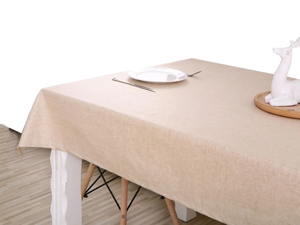 

YO HOOM Minimalist Nordic Striped Waterproof Tablecloth Mediterranean Style Tablecloth Tea Table Cloth Kitchen Restaurant Coffee