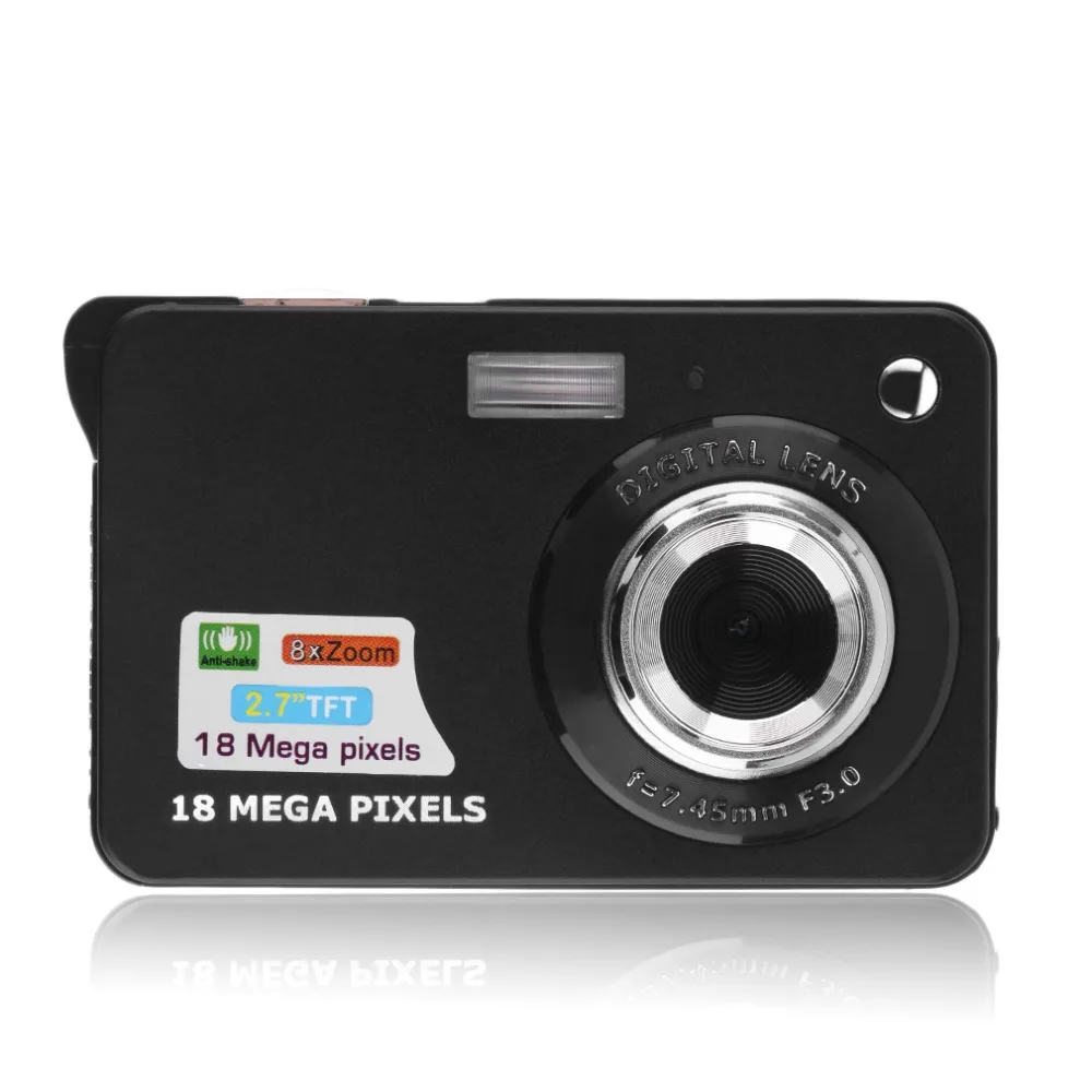 Цифровая камера 2," TFT lcd 18MP HD камера CMOS Senor 8x цифровой зум анти-встряхивание анти-красный глаз камера