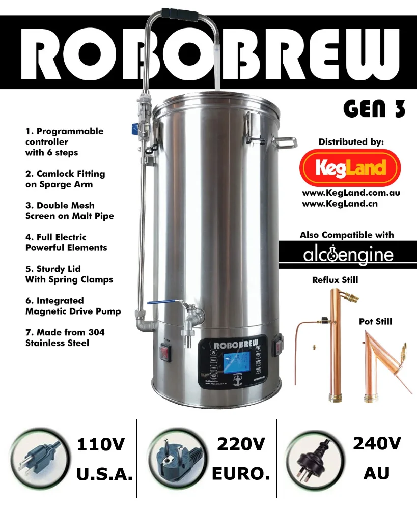 

ROBOBREW 35L - GEN.3.1 - HOME BREW ALL IN ONE