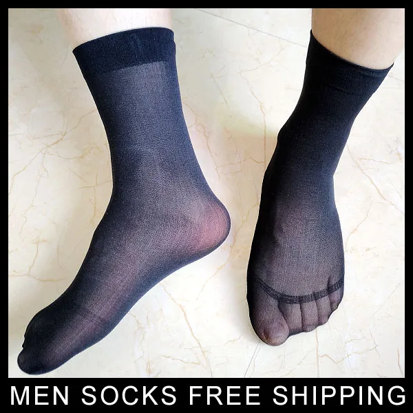 Бренд Для мужчин s формальные тонкие Носки Черный Новое прибытие мужской костюм Носки для Фетиш коллекция бизнес мужские носки