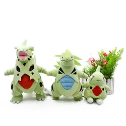 3 вида стилей стоя Мега Tyranitar мегаэволюция Peluche Larvitar животных, куклы, плюшевые куклы горячей игрушки отличный подарок для детей