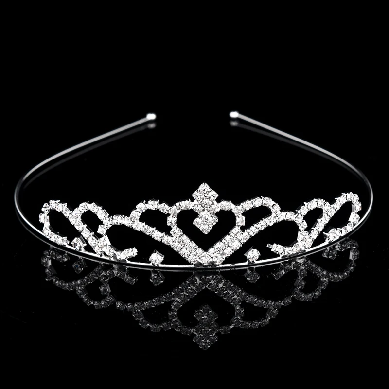 Свадебная Корона, королевские свадебные диадемы и короны, детские повязки на голову, свадебные аксессуары, ювелирные украшения для волос, украшения для волос - Окраска металла: YY021