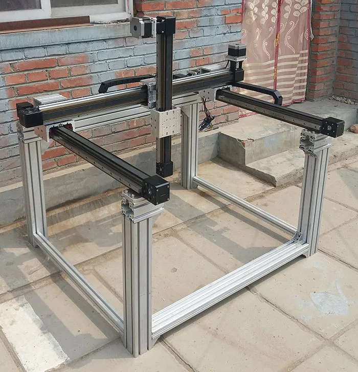 

cnc linear guide rail motion stage slide actuator module x y z 3 axis customer-made
