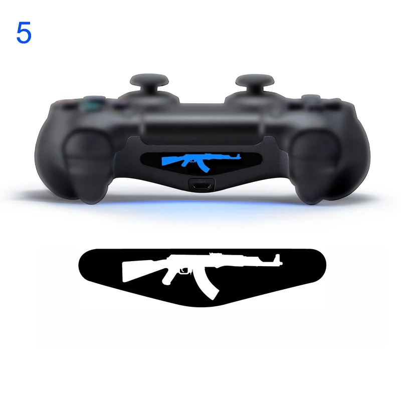 50 pcs Game Controller Light Bar Lightbar Decal Sticker For PS4 Playstation 4 Perfect Random Number