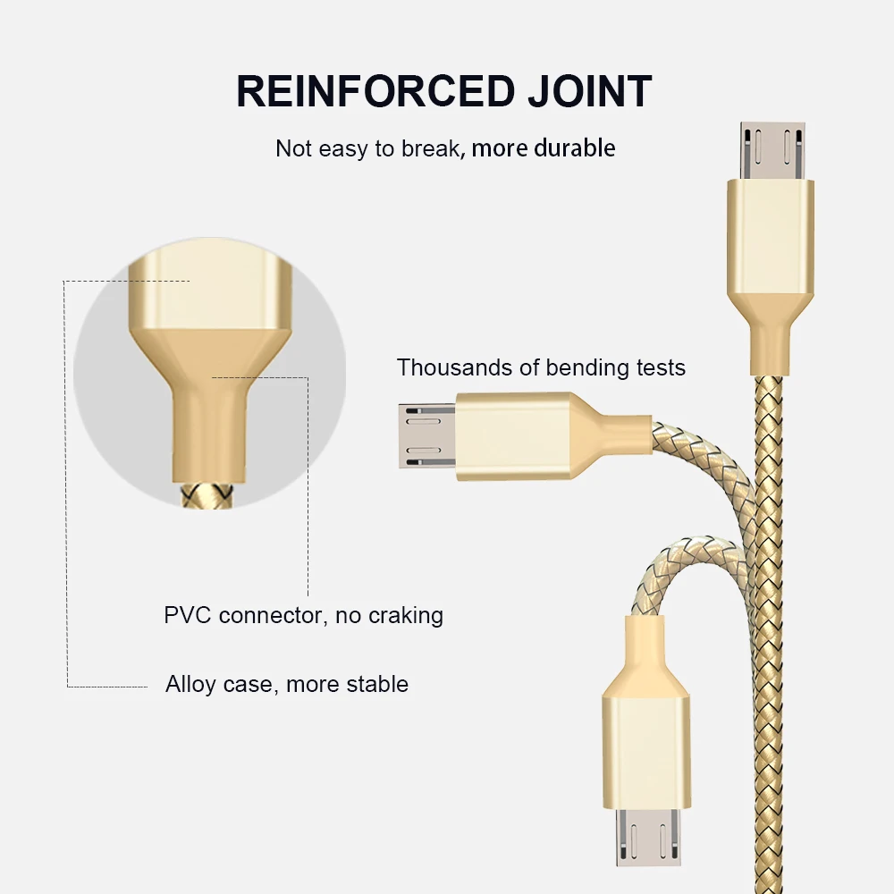 Fast Charging Data Sync Micro USB Cable 1M 2M 3M Nylon Braided Android Phone Charger Kable for Xiaomi Redmi Note 5 6 Pro Huawei Fast Charging Data Sync Micro USB Cable 1M 2M 3M Nylon Braided Android Phone Charger Kable for Xiaomi Redmi Note 5 6 Pro Huawei