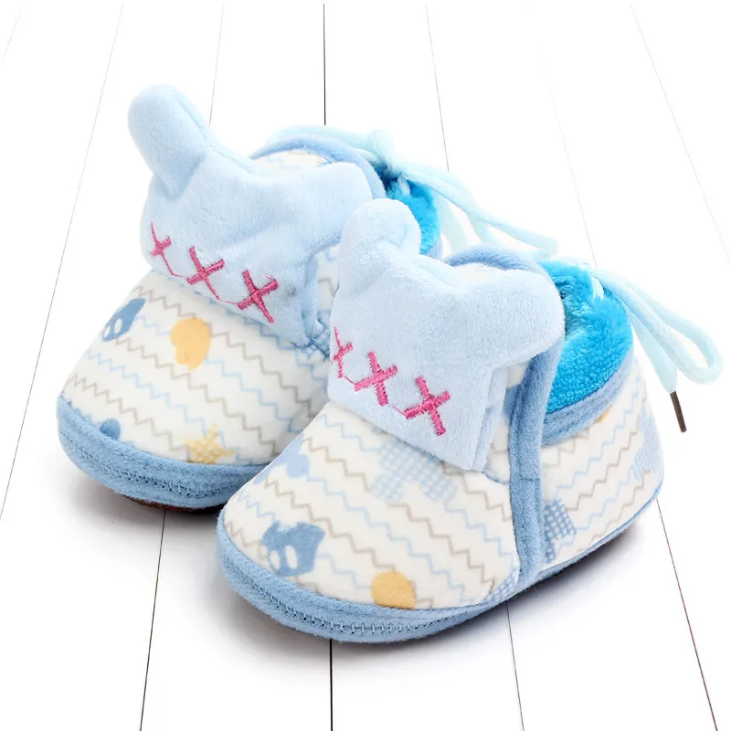 Indoor First Walkers Baby Shoes Cotton Anti-slip Booties Winter Wammer Baby Girl Boy Shoes Newborn Slippers Footwear Booties (35)