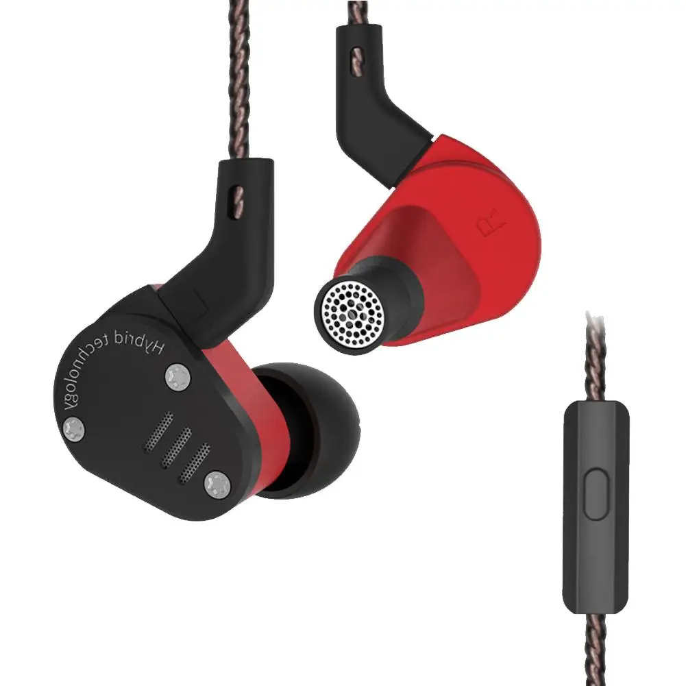 KZ ZSA Detachable Wired Sports In Ear Earphones Stereo Earbuds with