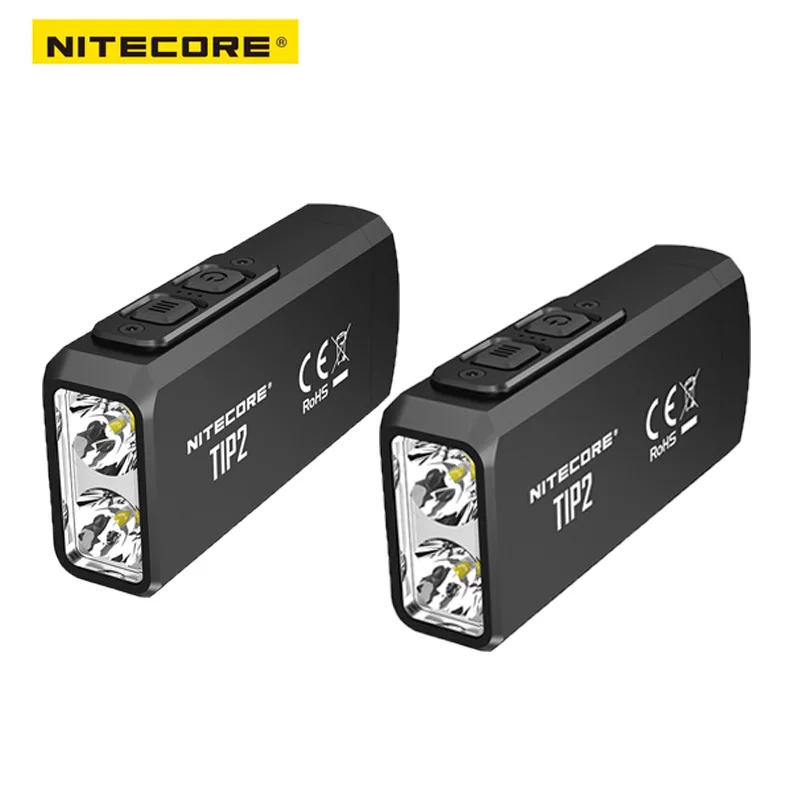 2 шт./лот новый NITECORE TIP2 светодиодный фонарь CREE XP-G3 S3 720 люмен USB Перезаряжаемый брелок светодиодный фонарик с батареей