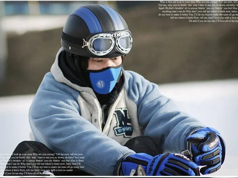 Winter Thermal Neck Warmer Fleece Bicycle Windproof Face Mask Outdoor Sport Masks Ski Snowboard Cycling Accessories AC0001 (11)