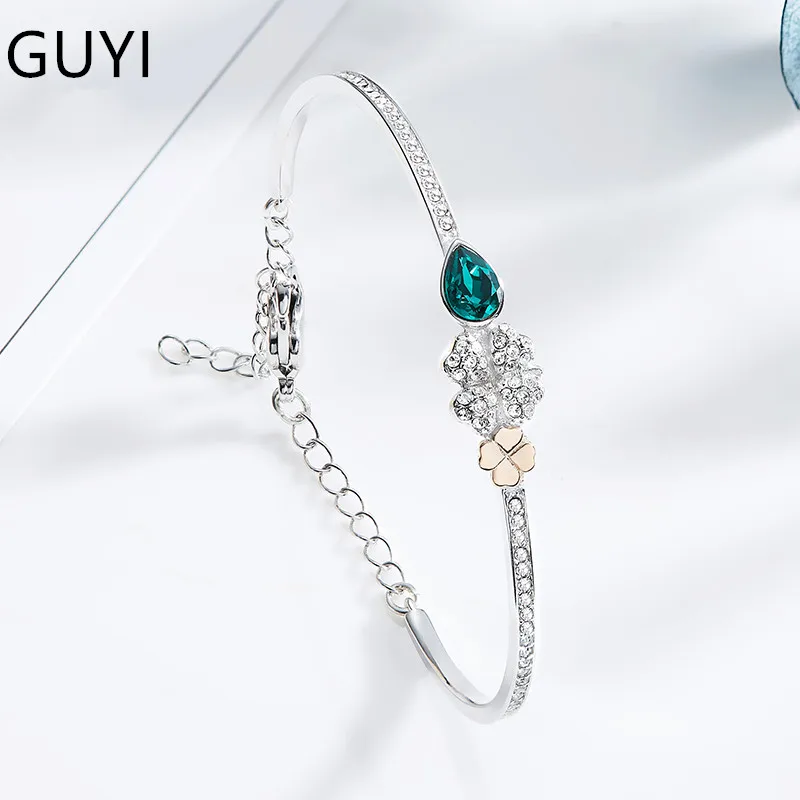 

925 Silver Bracelet Bracelet Crystal Chain Jewelry