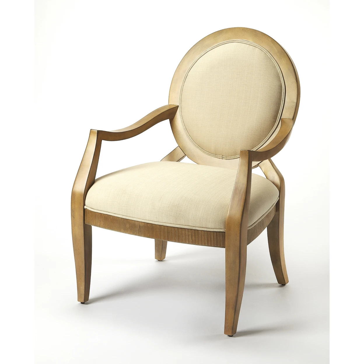 Butler Gretchen Beige & Cappuccino Accent Chair