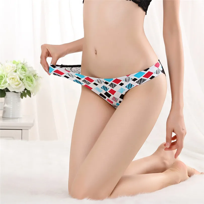  Fashion New Women Sexy Casual Daily Soft Lace Leopard Panties Low-Rise Seamless Cotton Panty Hollow briefs Underwear #4F02  (1)