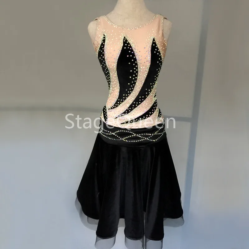 

Новые латинские танцевальные платья es женские высококачественные индивидуальные Сальса Румба Самба танцы юбка Леди бахрома латинское платье для спортивных танцев