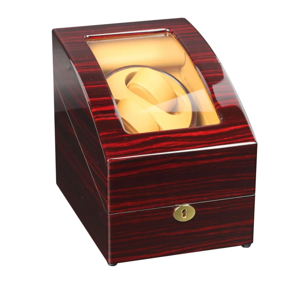 

High End 2+3 Watch Display Box Watch Holder Ultra-quiet Mabuchi Motor Watch Winder for 2 Automatic Watches With 3 Grid Storage