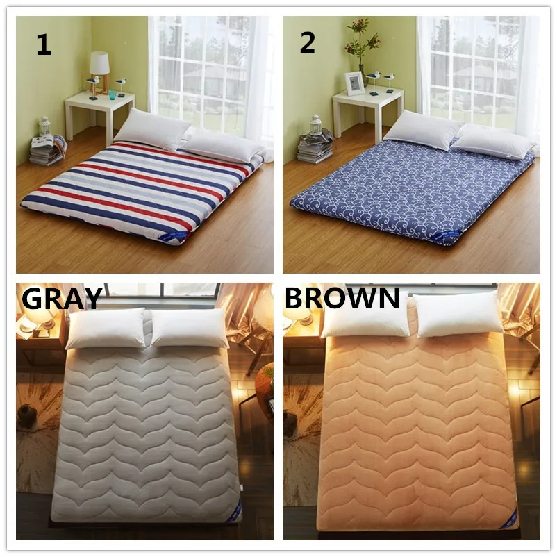 Slow Forest Queen Mattress Tatami Mat 6cm Thickness for Bedroom Sleeping on Floor Mat Folding Mats Without Pillows Cushion