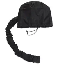 Черная легкая шапочка для сушки волос для салона, шапка для капота, шапка для выдувания волос, Фен для сушки волос, шапка для ванны, переносная быстросохнущая шапка для капюшона s
